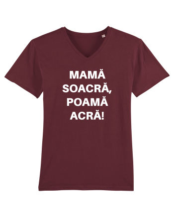 MAMA SOACRA POAMA ACRA Burgundy