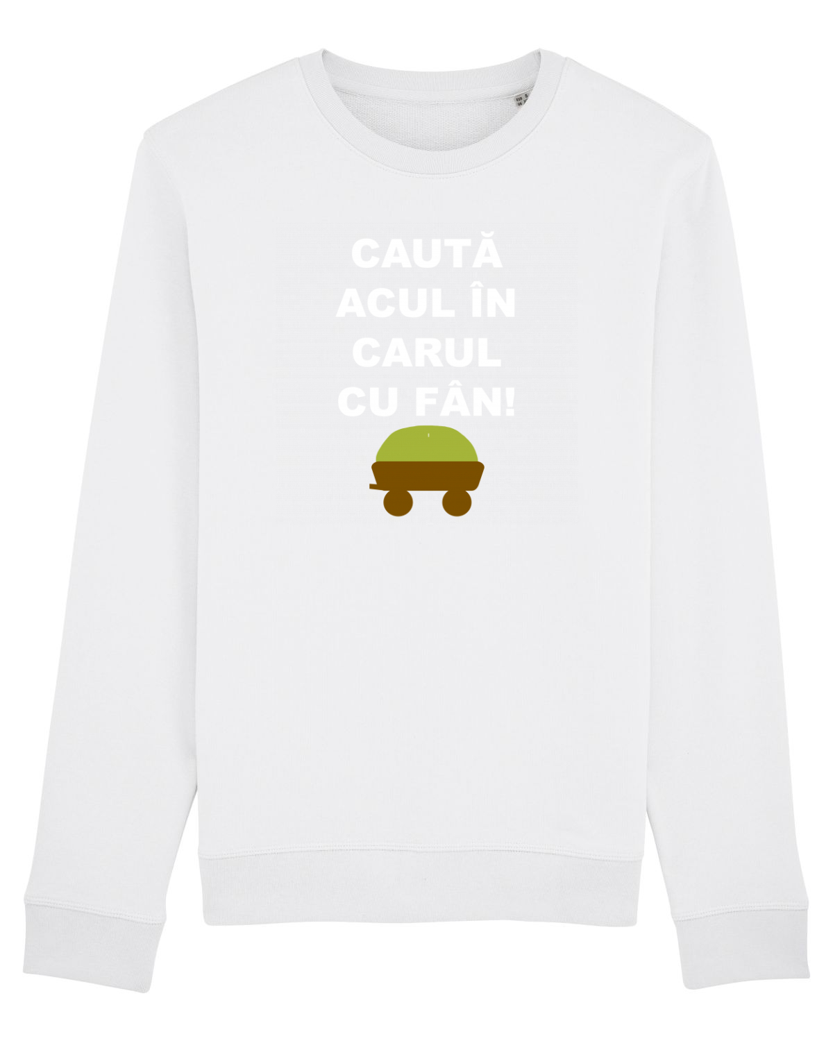 Bluză mânecă lungă Unisex Rise White