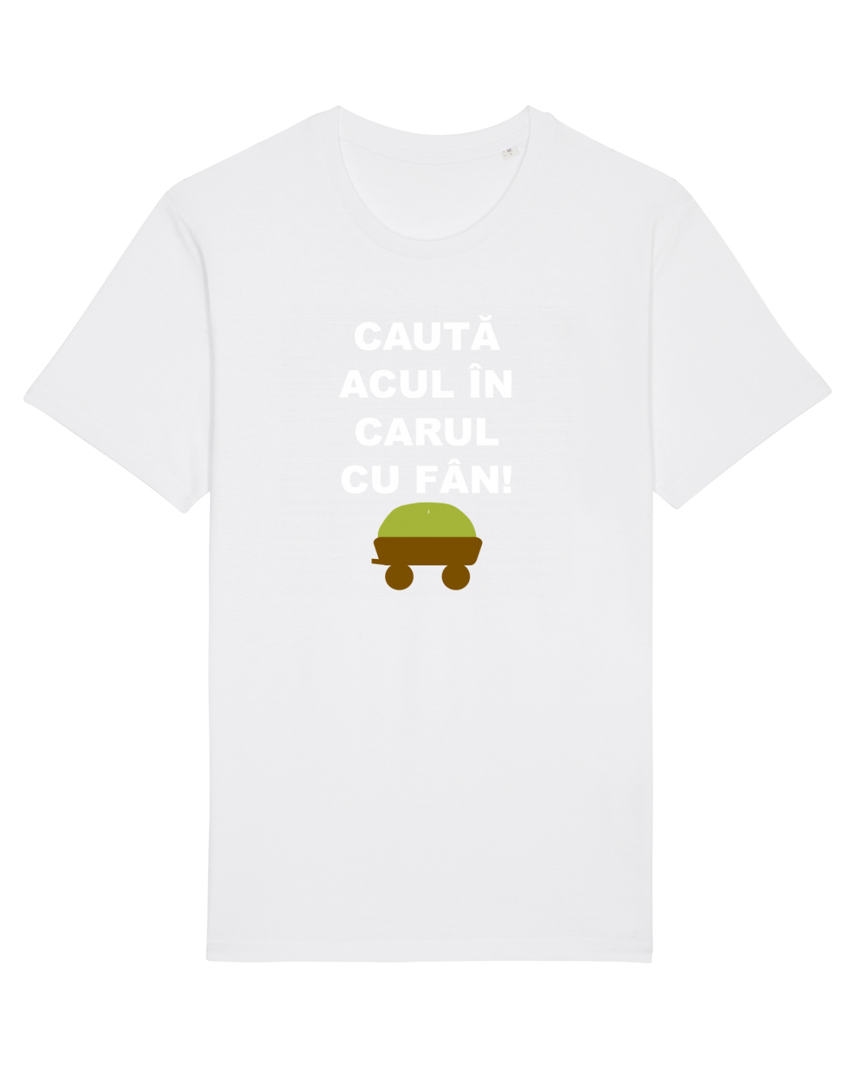Tricou mânecă scurtă Unisex Rocker White