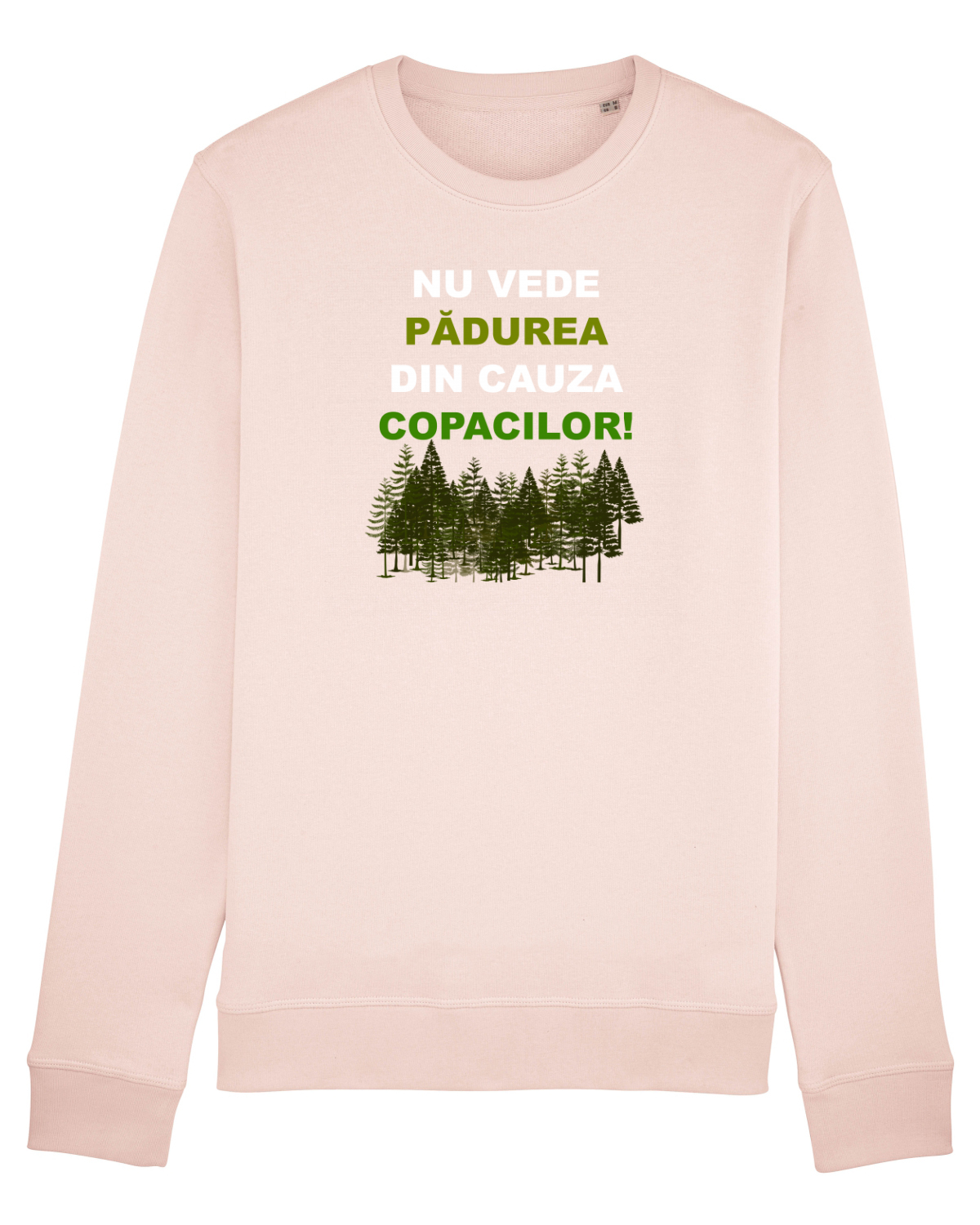 Bluză mânecă lungă Unisex Rise Candy Pink