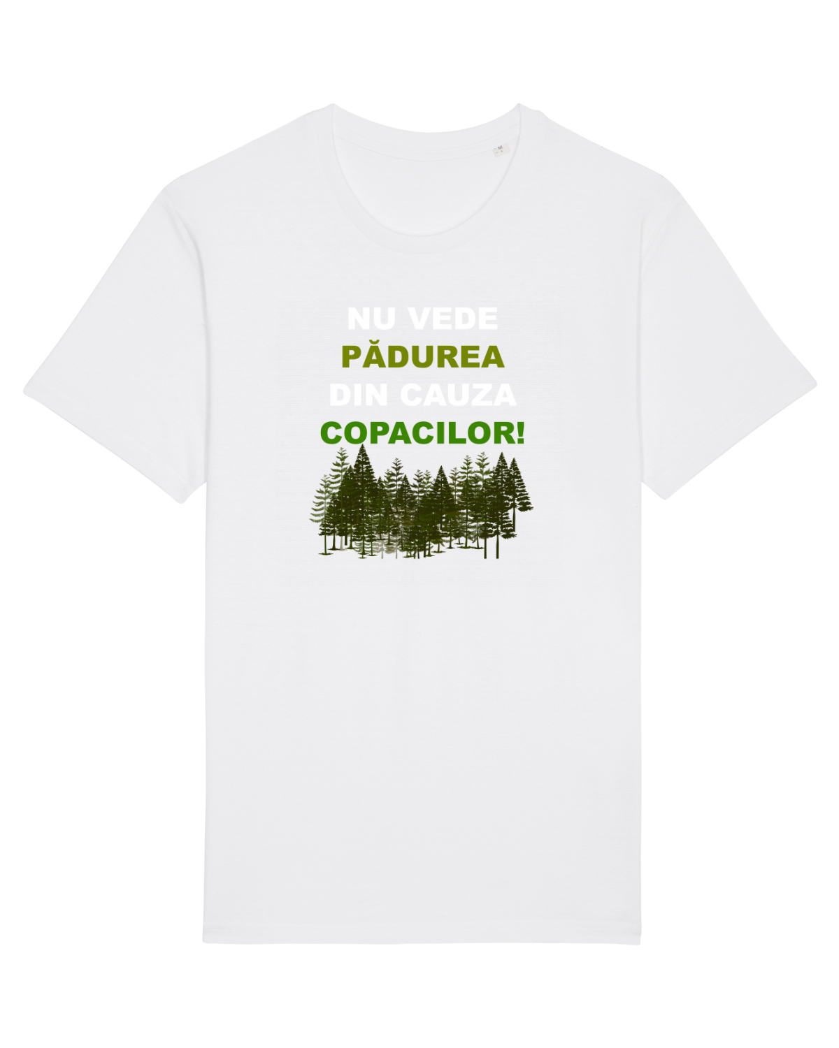Tricou mânecă scurtă Unisex Rocker White