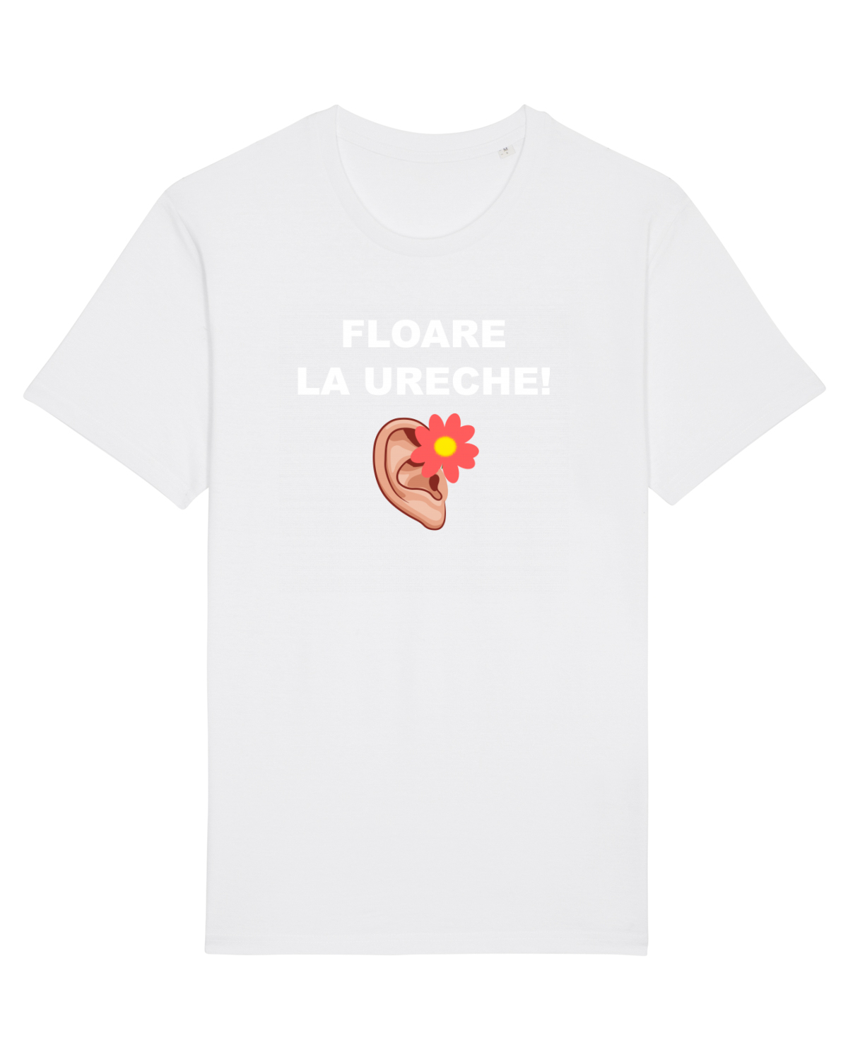 Tricou mânecă scurtă Unisex Rocker White