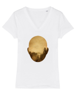 Nature In My Mind Tricou mânecă scurtă guler V Damă Evoker