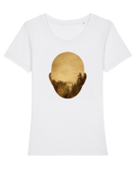Nature In My Mind Tricou mânecă scurtă guler larg fitted Damă Expresser