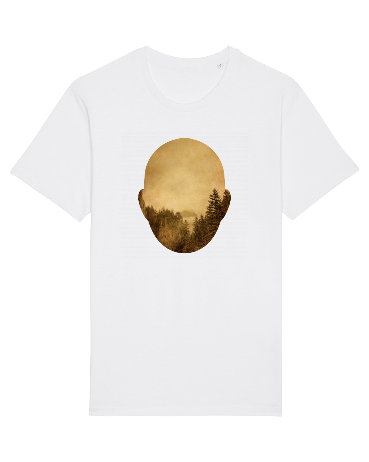 Tricou mânecă scurtă Unisex Rocker White