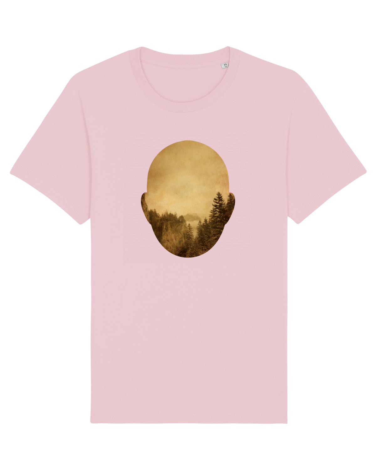 Tricou mânecă scurtă Unisex Rocker Cotton Pink