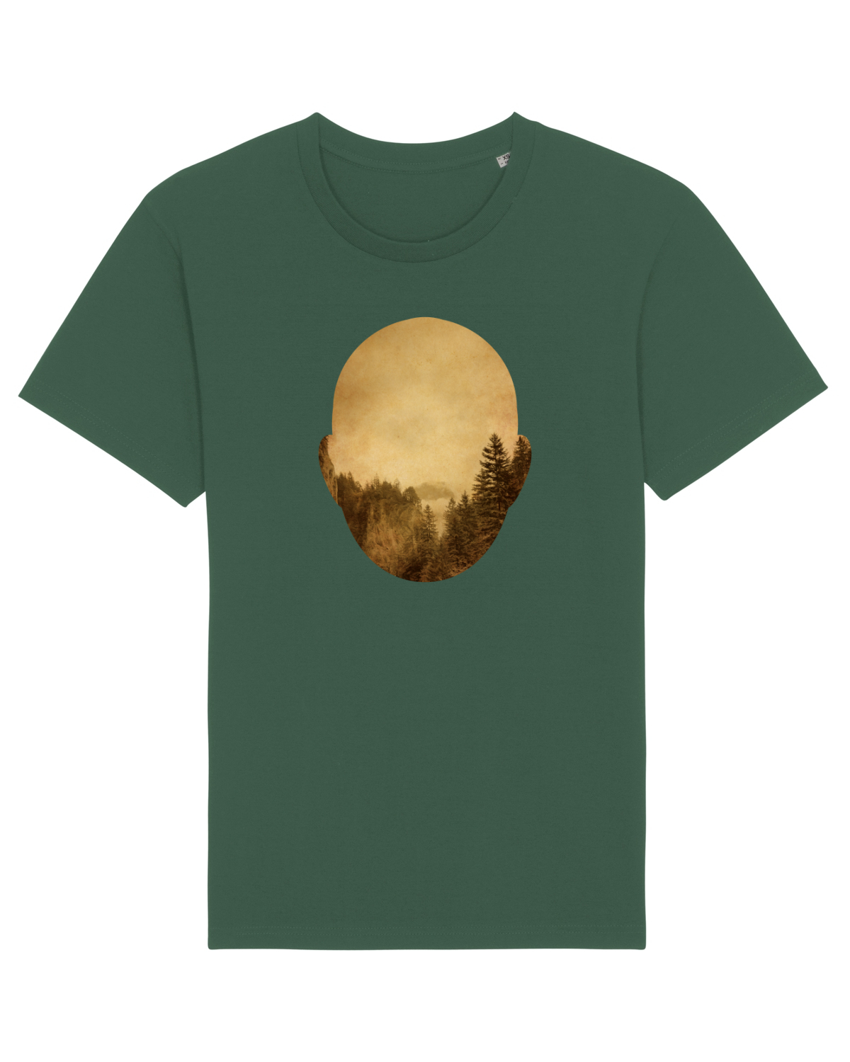 Tricou mânecă scurtă Unisex Rocker Bottle Green
