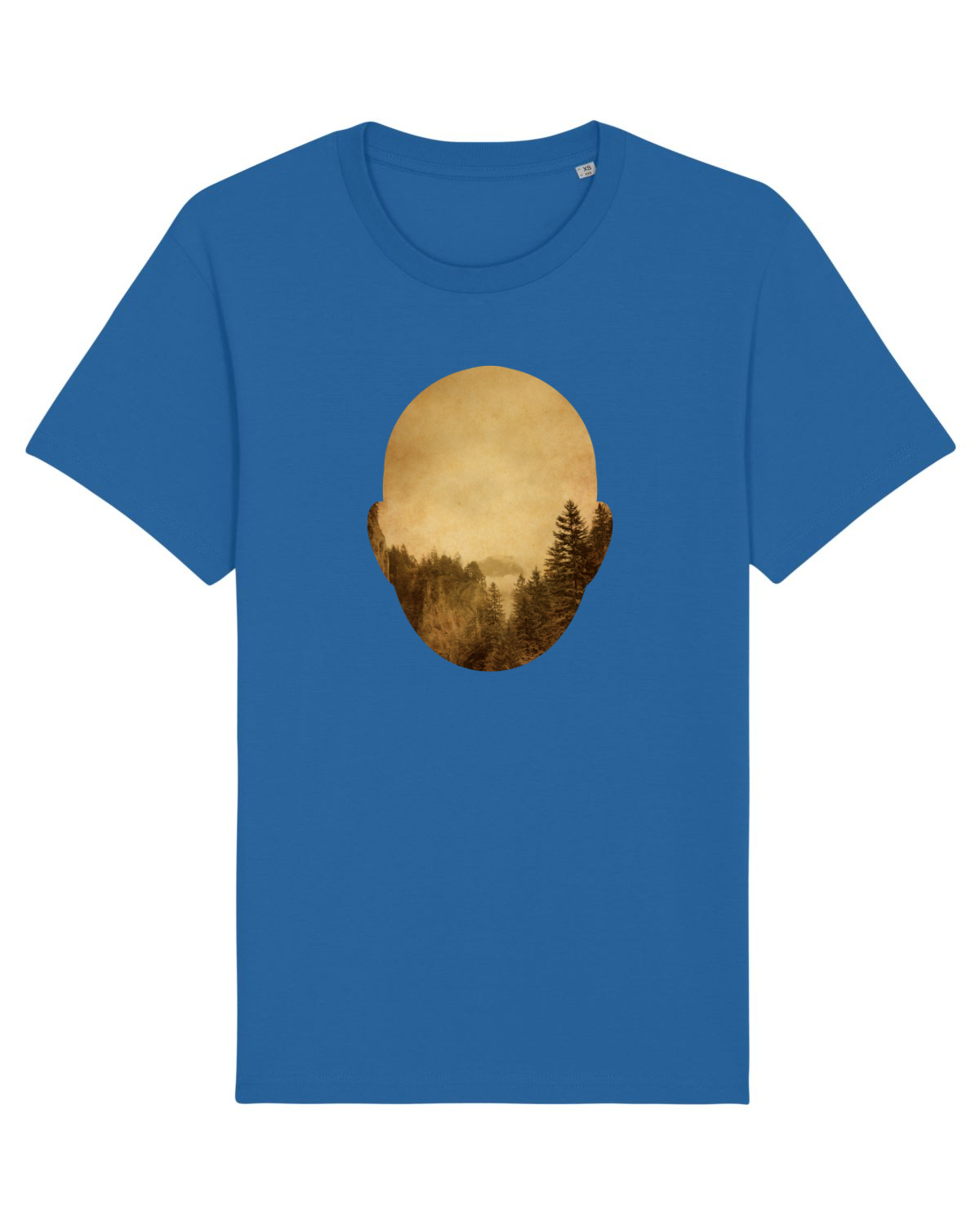 Tricou mânecă scurtă Unisex Rocker Royal Blue