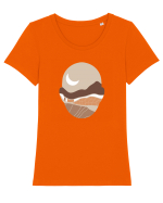 Nature In My Mind Tricou mânecă scurtă guler larg fitted Damă Expresser
