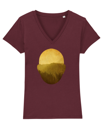 Nature In My Mind Burgundy