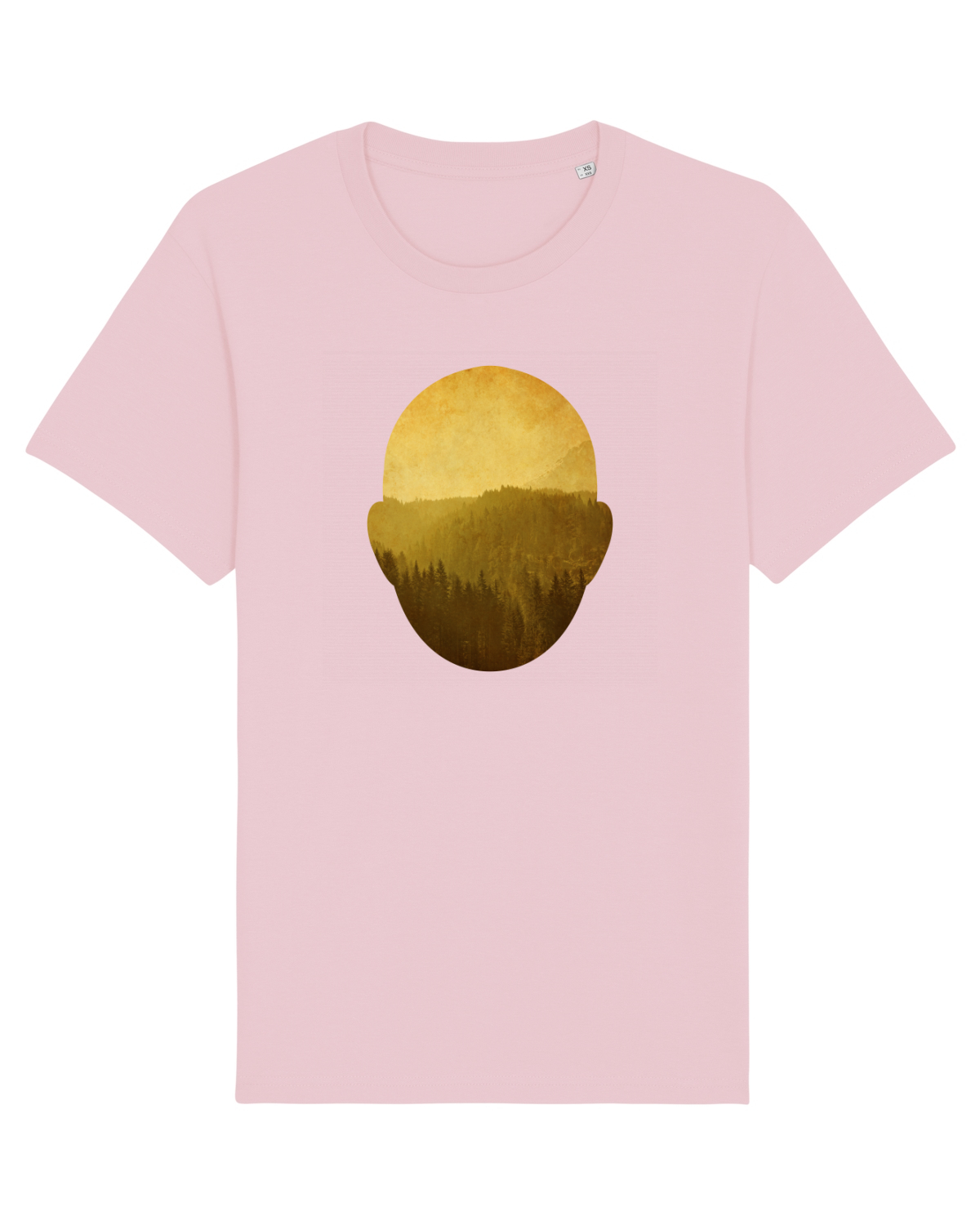 Tricou mânecă scurtă Unisex Rocker Cotton Pink