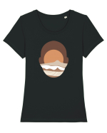Nature In My Mind Tricou mânecă scurtă guler larg fitted Damă Expresser