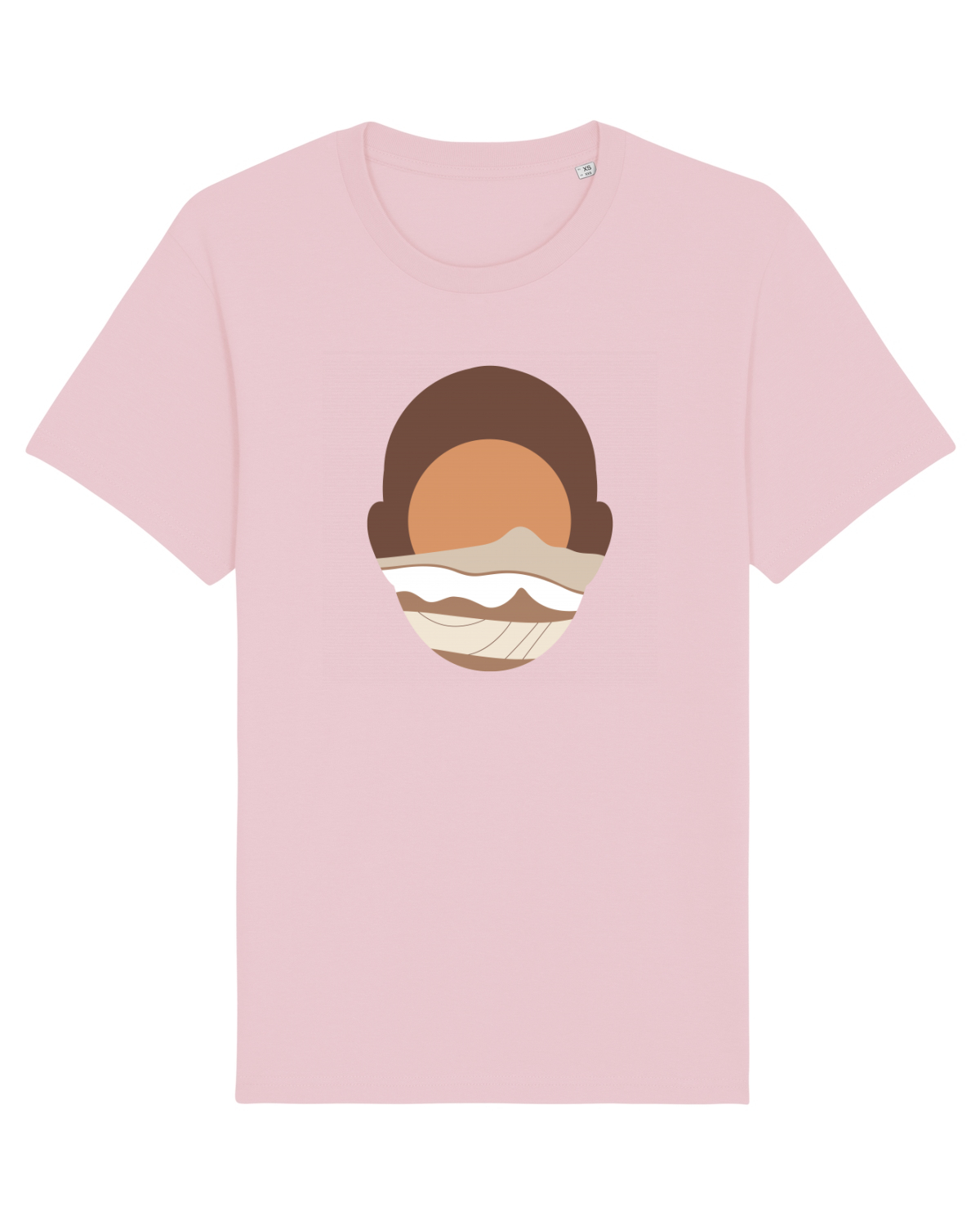 Tricou mânecă scurtă Unisex Rocker Cotton Pink