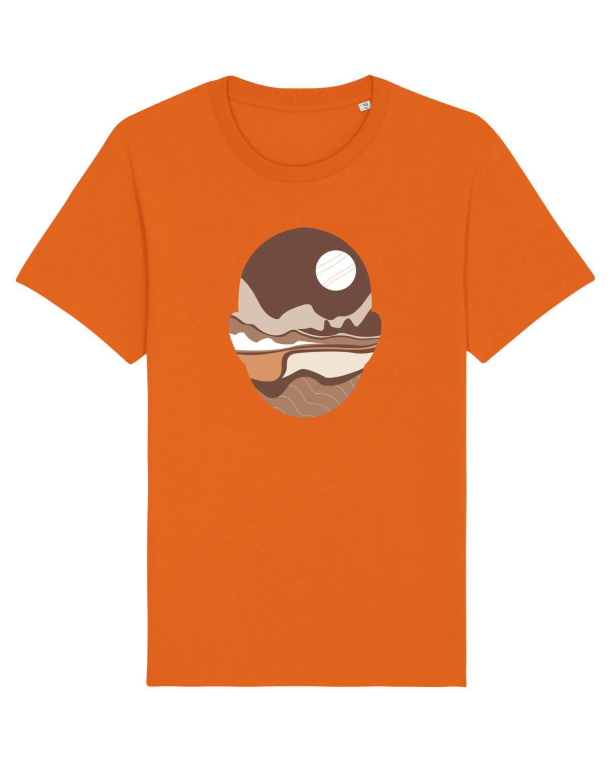 Tricou mânecă scurtă Unisex Rocker Bright Orange