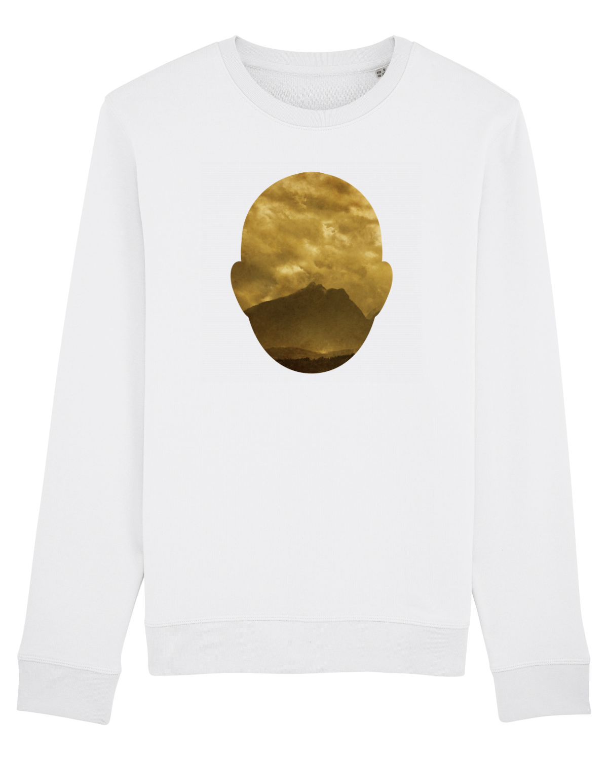 Bluză mânecă lungă Unisex Rise White