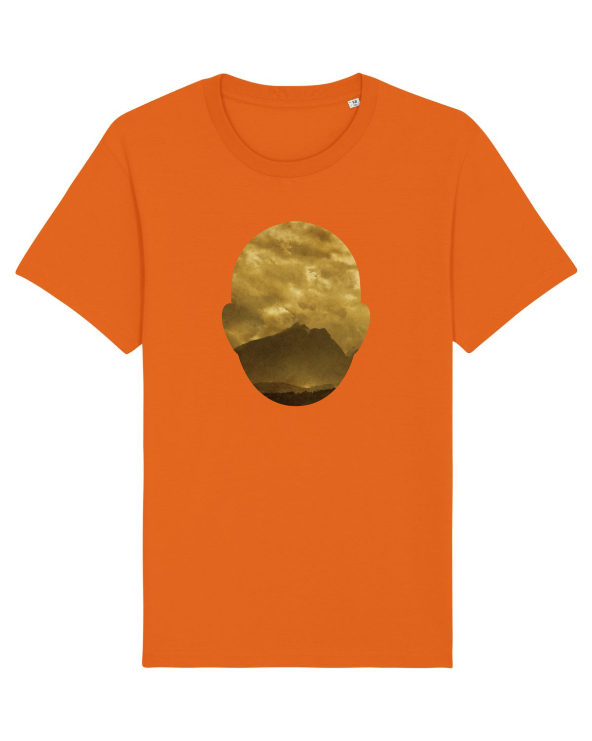 Tricou mânecă scurtă Unisex Rocker Bright Orange