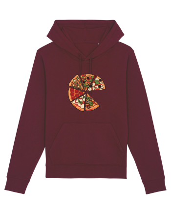 Love Pizza Burgundy