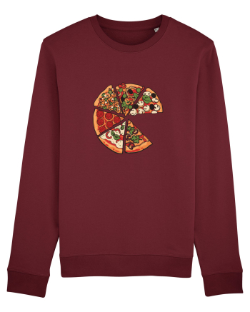 Love Pizza Burgundy