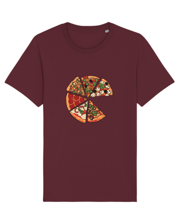 Love Pizza Burgundy