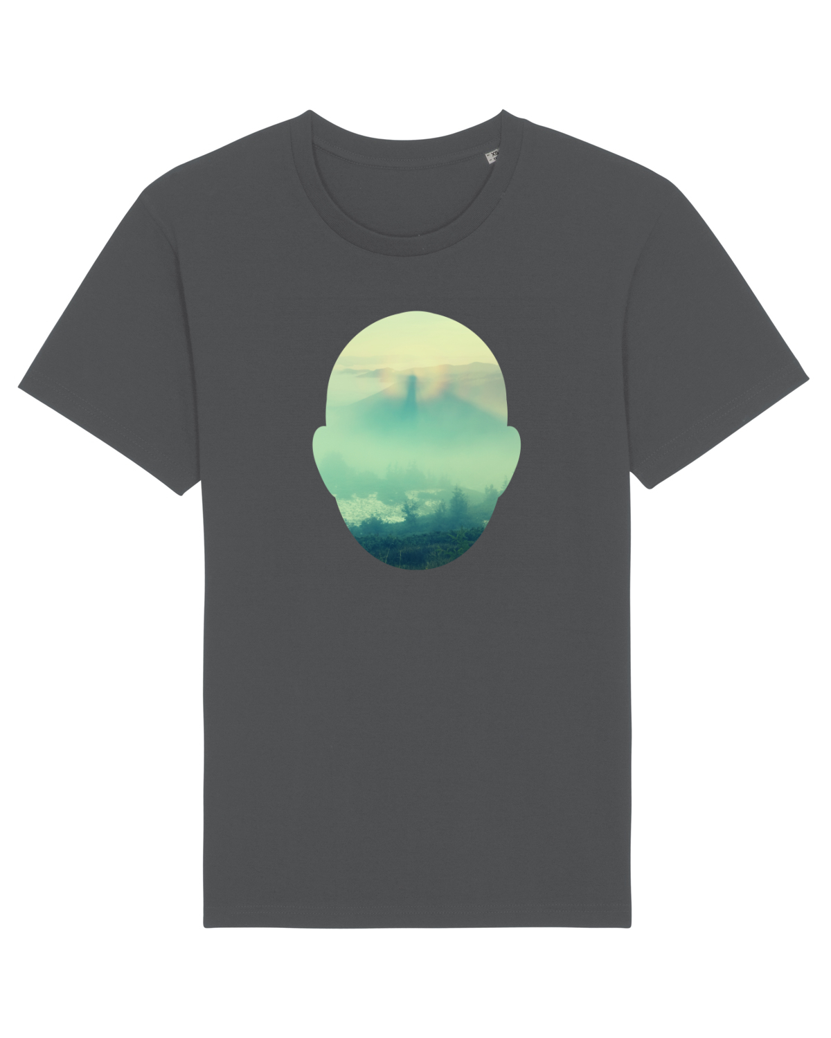 Tricou mânecă scurtă Unisex Rocker Anthracite