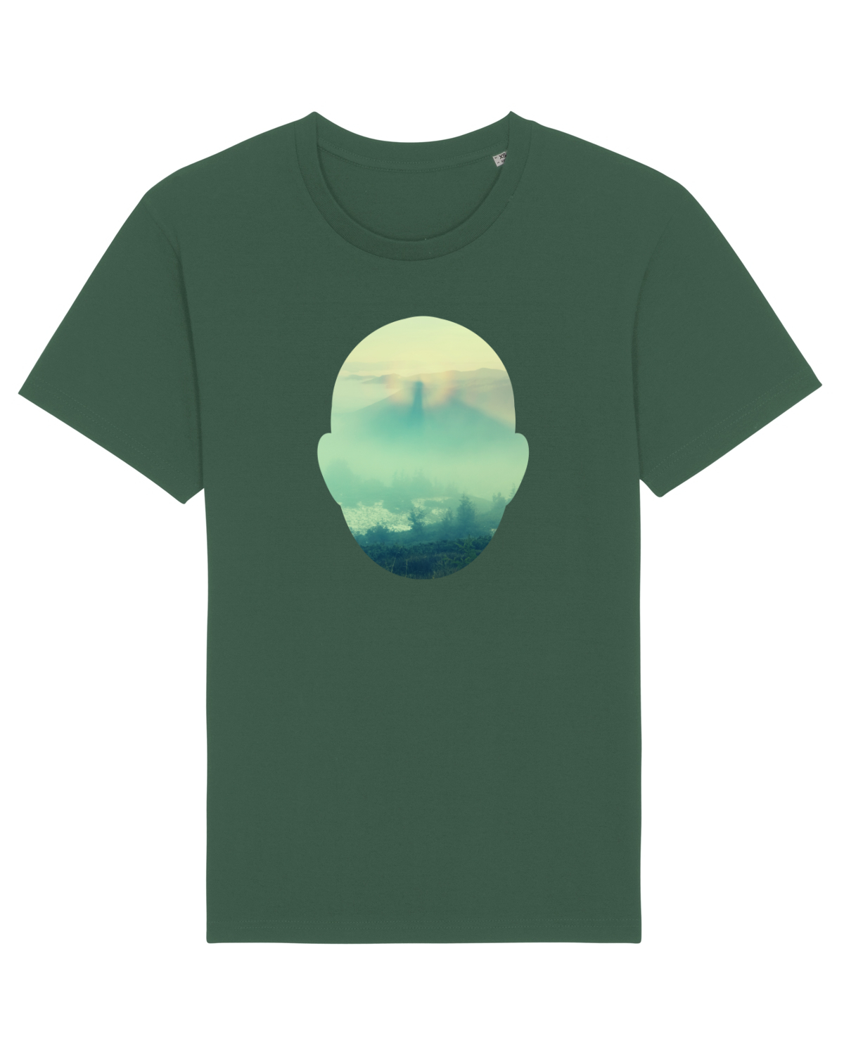 Tricou mânecă scurtă Unisex Rocker Bottle Green