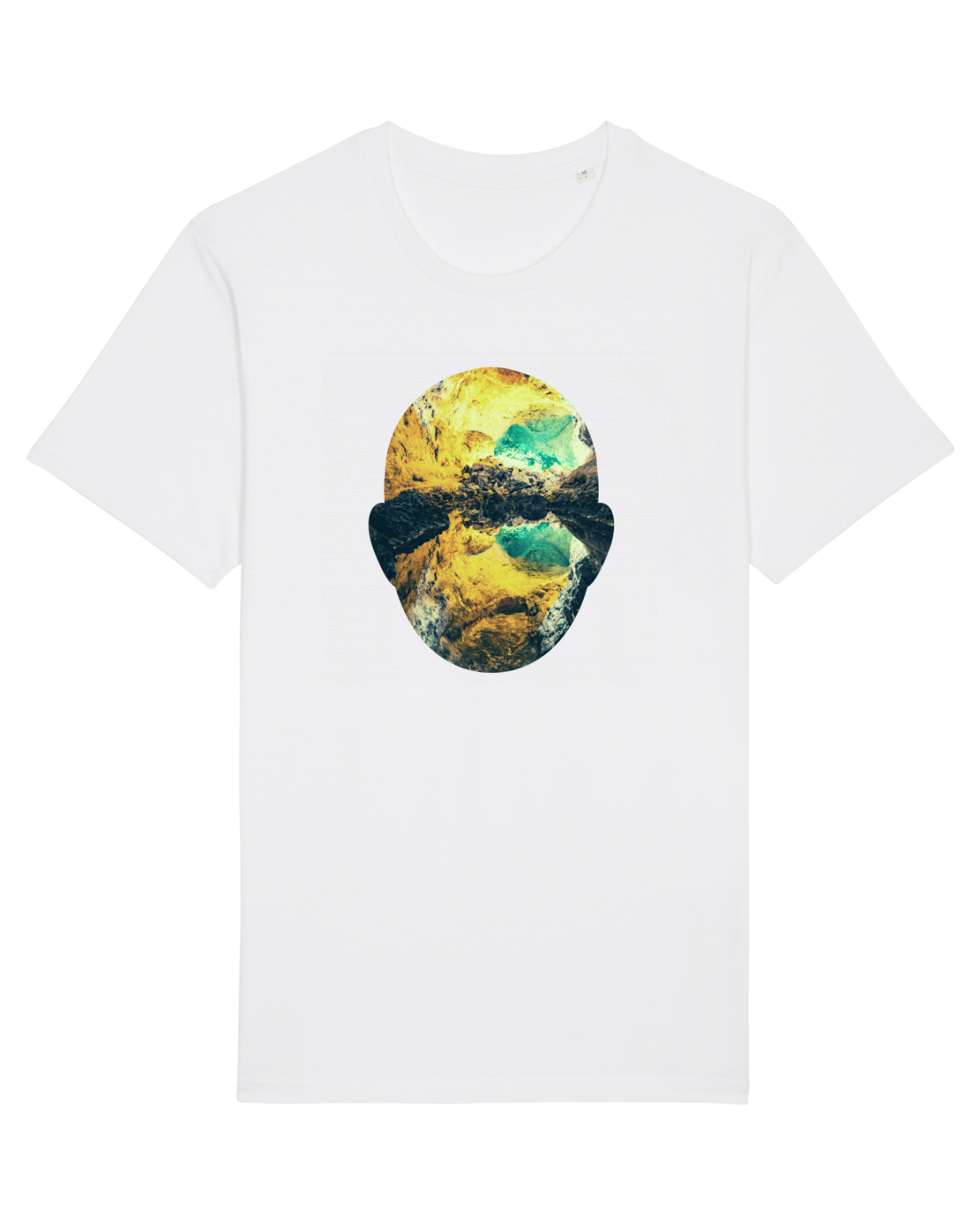 Tricou mânecă scurtă Unisex Rocker White