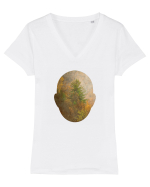 Nature In My Mind Tricou mânecă scurtă guler V Damă Evoker