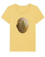 Nature In My Mind Tricou mânecă scurtă guler larg fitted Damă Expresser