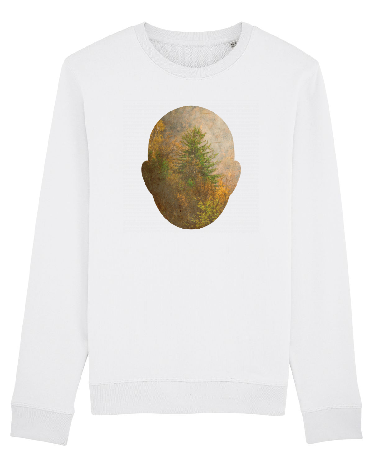 Bluză mânecă lungă Unisex Rise White