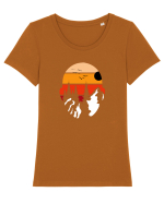 Nature In My Mind Tricou mânecă scurtă guler larg fitted Damă Expresser