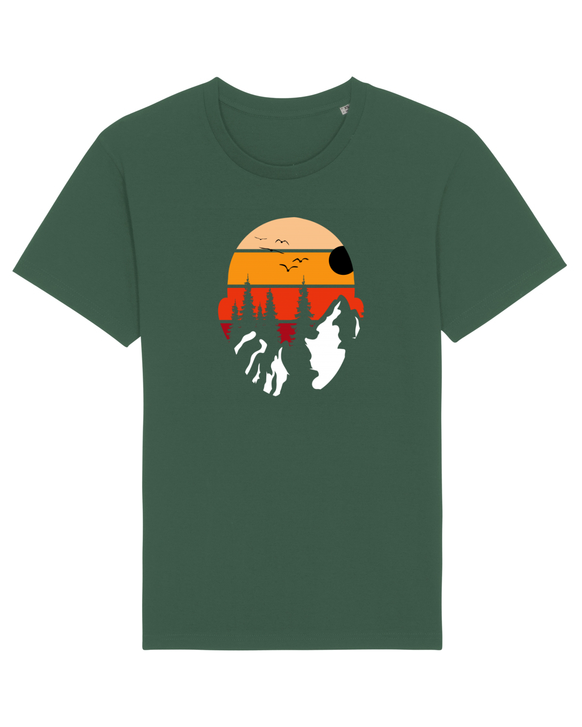 Tricou mânecă scurtă Unisex Rocker Bottle Green