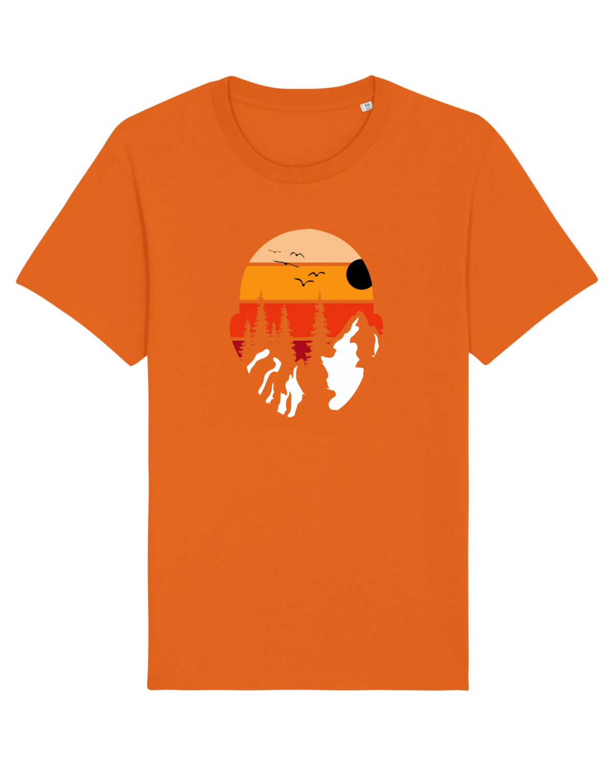 Tricou mânecă scurtă Unisex Rocker Bright Orange