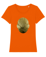 Nature In My Mind Tricou mânecă scurtă guler larg fitted Damă Expresser