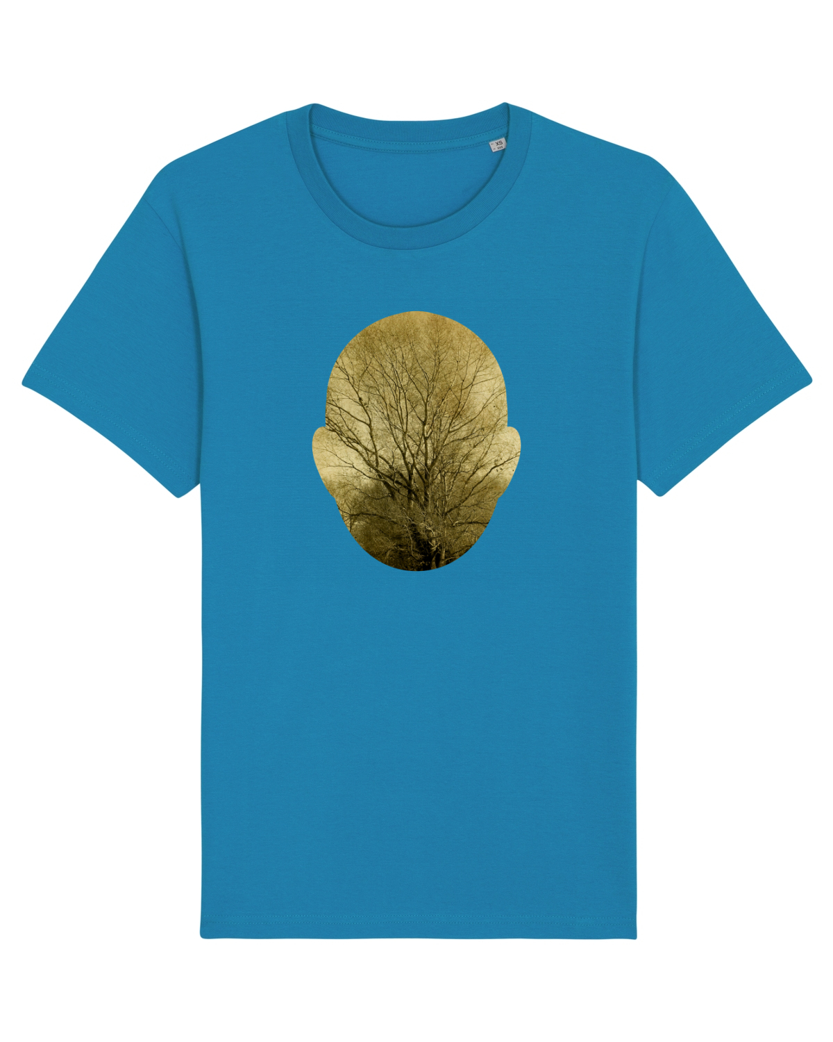 Tricou mânecă scurtă Unisex Rocker Azur