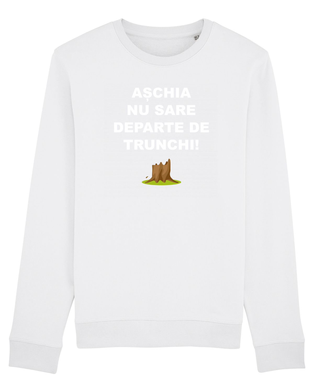 Bluză mânecă lungă Unisex Rise White