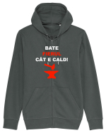 BATE FIERUL CAT E CALD Hanorac cu fermoar Unisex Connector