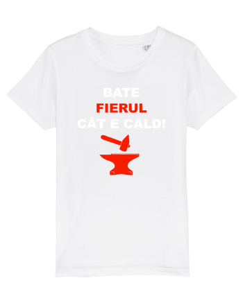 BATE FIERUL CAT E CALD White