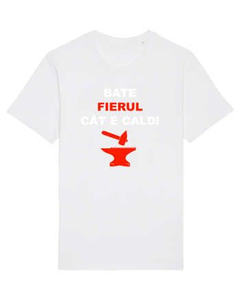 BATE FIERUL CAT E CALD White