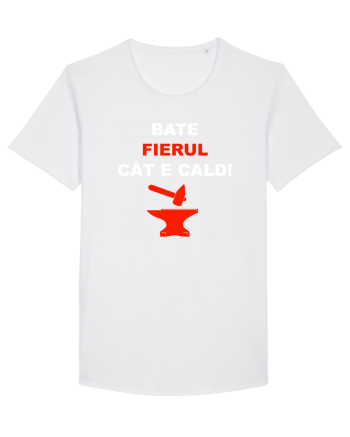 BATE FIERUL CAT E CALD White