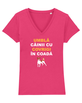 UMBLA CAINII CU COVRIGI IN COADA Raspberry