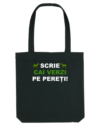 SCRIE CAI VERZI PE PERETI Black