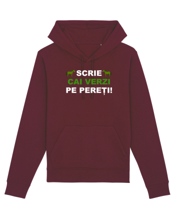 SCRIE CAI VERZI PE PERETI Burgundy