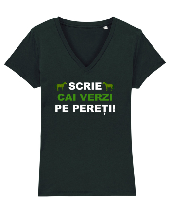 SCRIE CAI VERZI PE PERETI Black