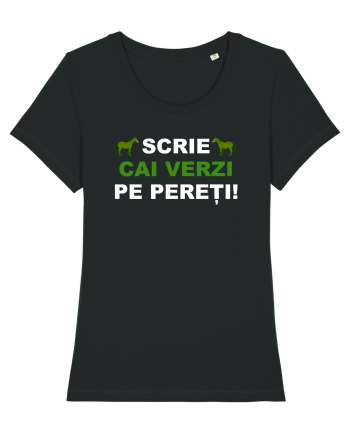 SCRIE CAI VERZI PE PERETI Black