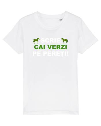 SCRIE CAI VERZI PE PERETI White