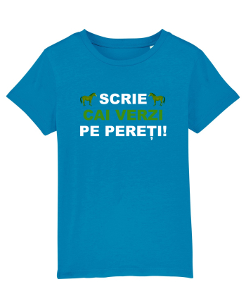 SCRIE CAI VERZI PE PERETI Azur