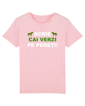 SCRIE CAI VERZI PE PERETI Cotton Pink