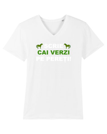 SCRIE CAI VERZI PE PERETI White