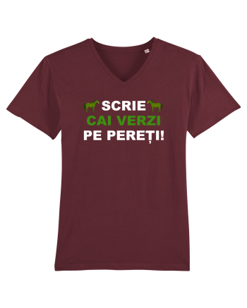SCRIE CAI VERZI PE PERETI Burgundy