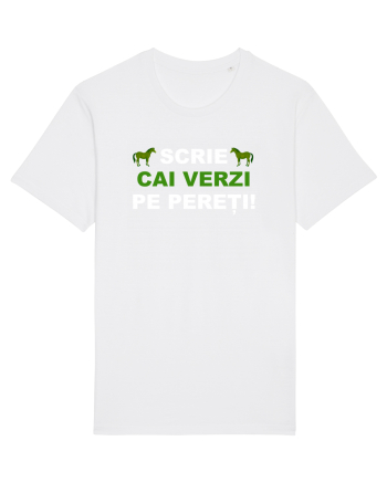 SCRIE CAI VERZI PE PERETI White